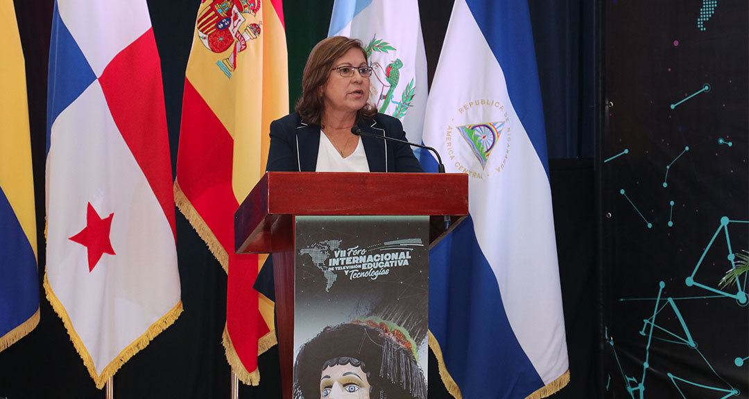 Maestra Ramona Rodríguez Pérez, presidenta del CNU  