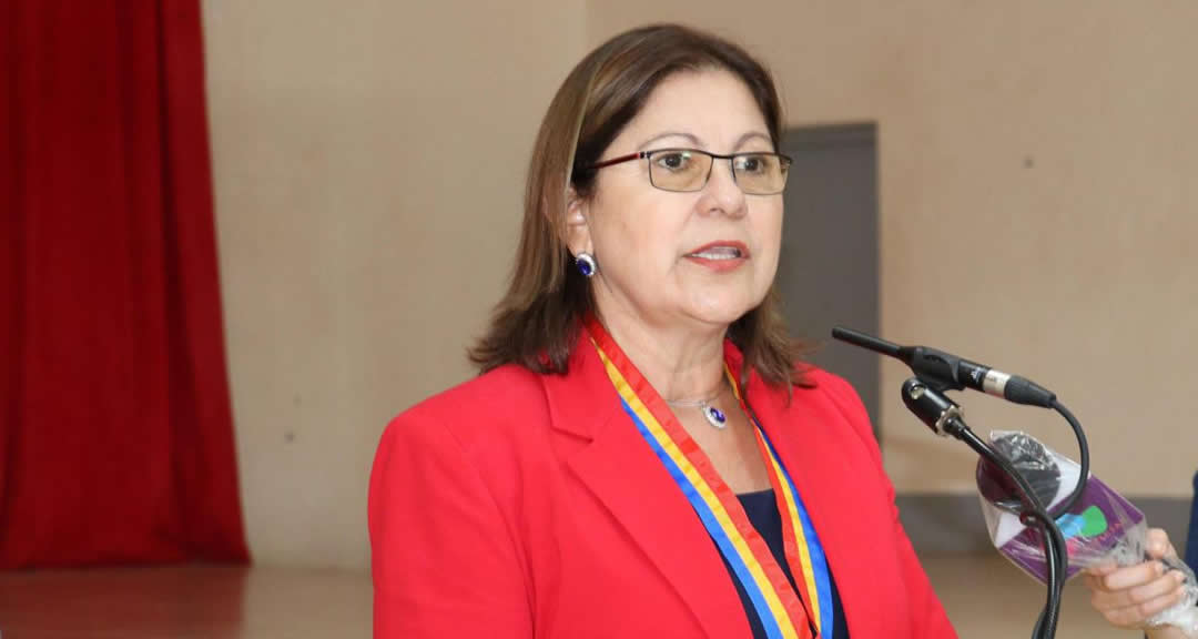 Maestra Ramona Rodríguez Pérez, rectora de la UNAN-Managua