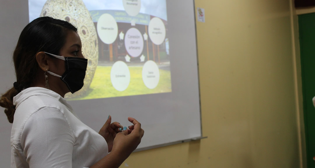 Sharon Fúnez, estudiante de Antropología.