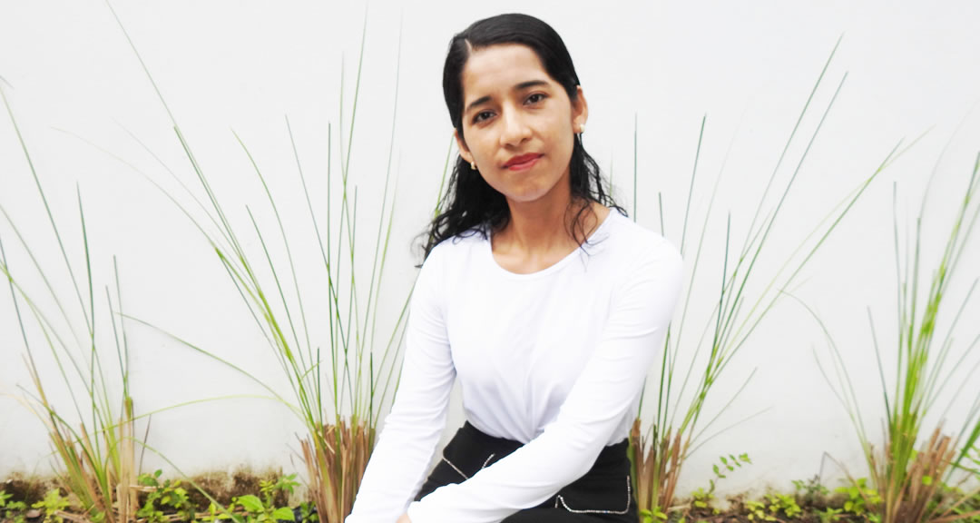 Maritza del Socorro, la estudiante que nació con el sueño de ser maestra y en esa meta nada la detiene