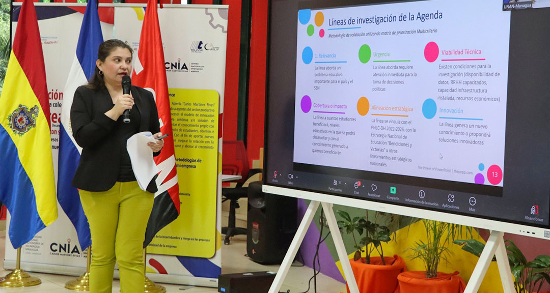 UNAN-Managua sede de la Presentación de la Propuesta de Validación Política y Agenda de Investigación e Innovación 2025-2027