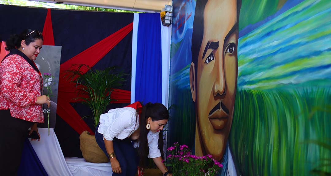 Militancia sandinista rememora el legado de Rigoberto López Pérez