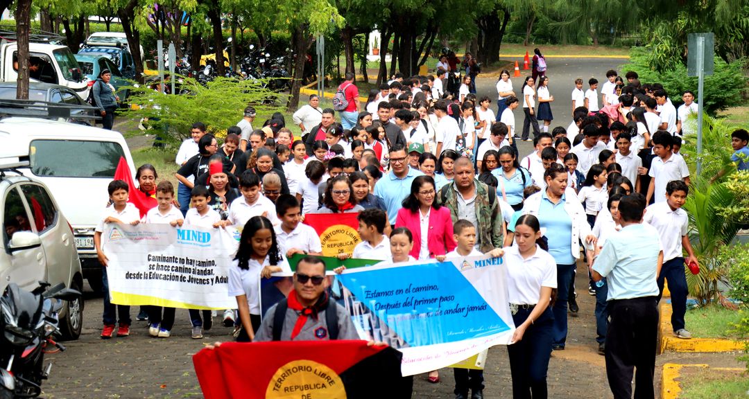 UNAN-Managua, sede del lanzamiento de la Jornada de cierre de la Cruzada Nacional de Alfabetización