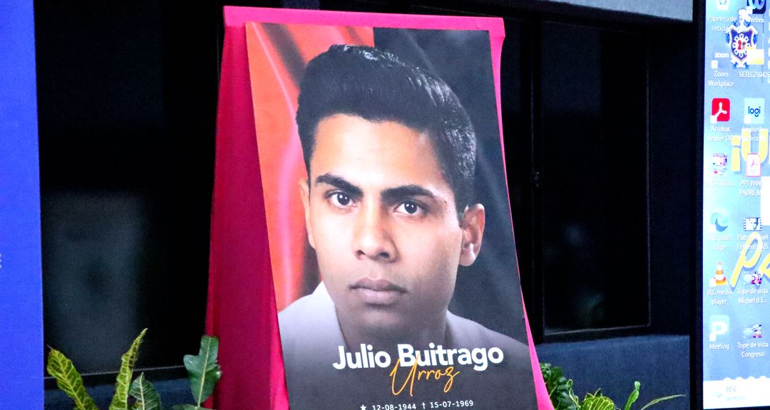 Militancia sandinista de la UNAN-Managua recuerda al comandante Julio Buitrago Urroz