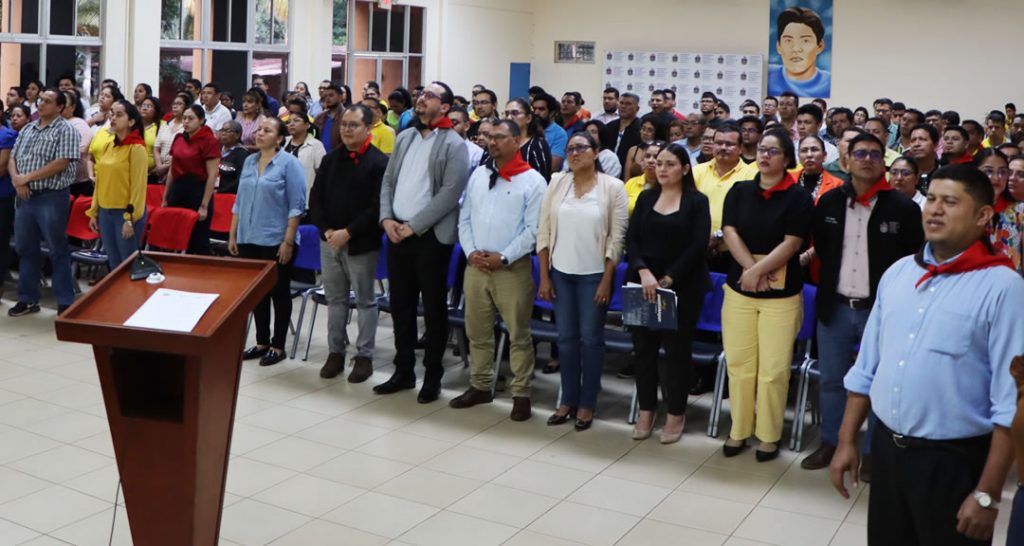 Militancia sandinista de la UNAN-Managua rememora el legado de la heroína Blanca Arauz