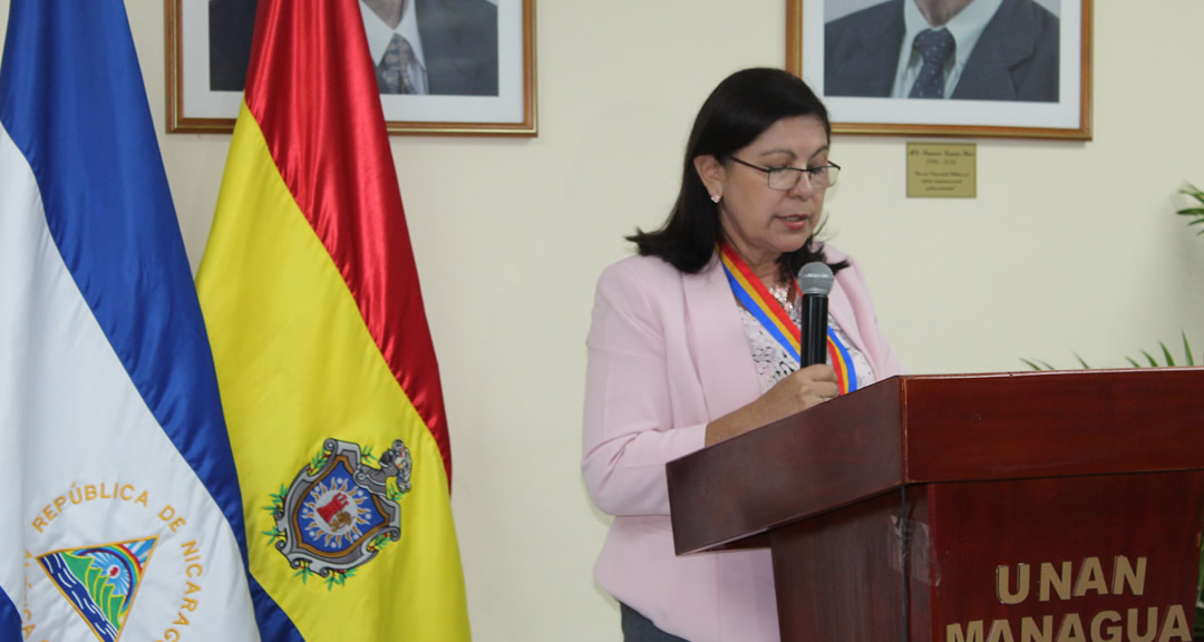 Intervención de la Rectora, MSc. Ramona Rodríguez Pérez.