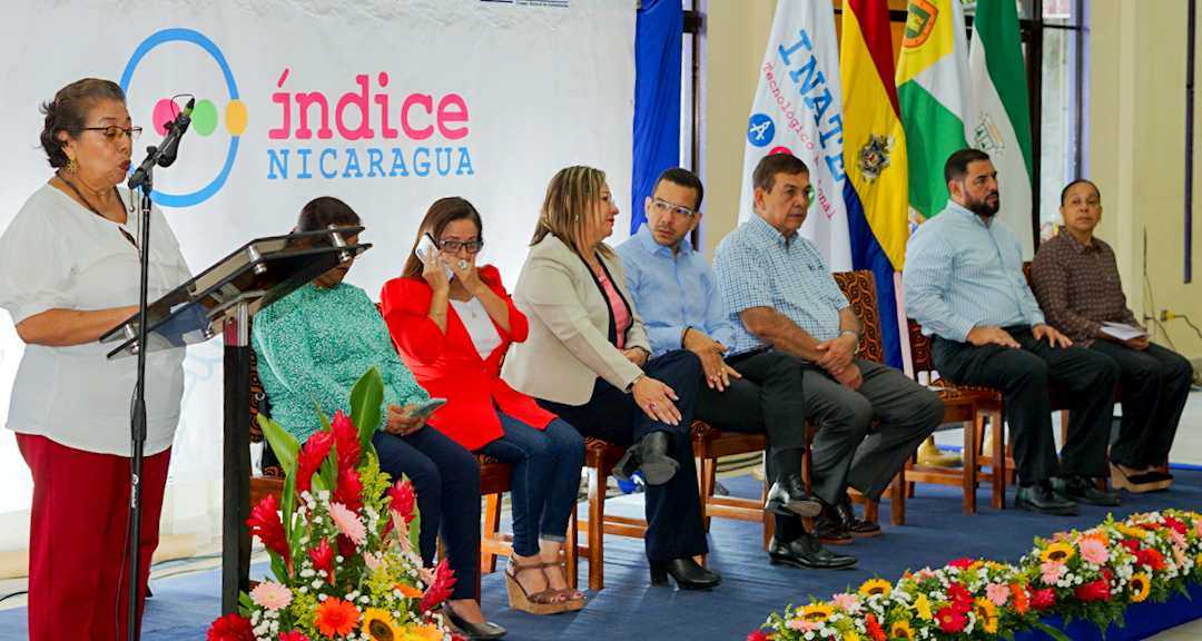 Intervención de la decana de la FAREM-Matagalpa.