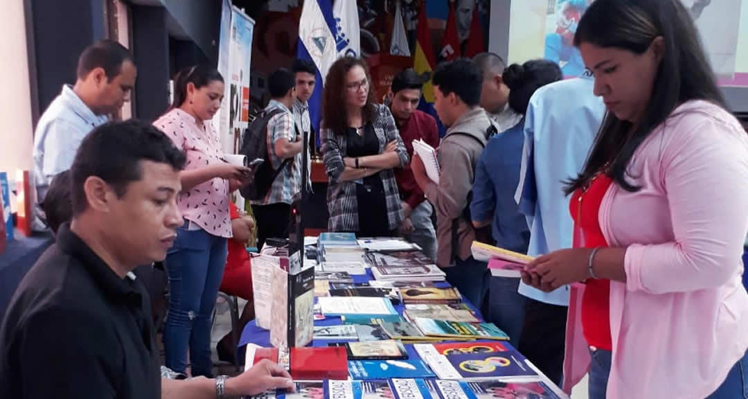 Durante el Lanzamiento del Festival Nacional de Publicaciones Educativas, el pasado 23 de abril de 2020, auditorio Fernando Gordillo.