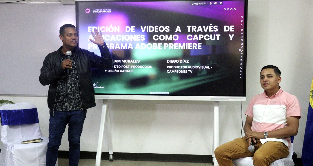 Estudiantes de Comunicación fortalecen sus competencias por medio de Taller de edición de videos