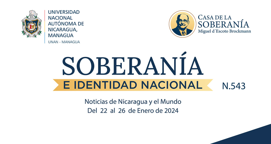 Boletín Informativo No. 543, Soberanía e Identidad