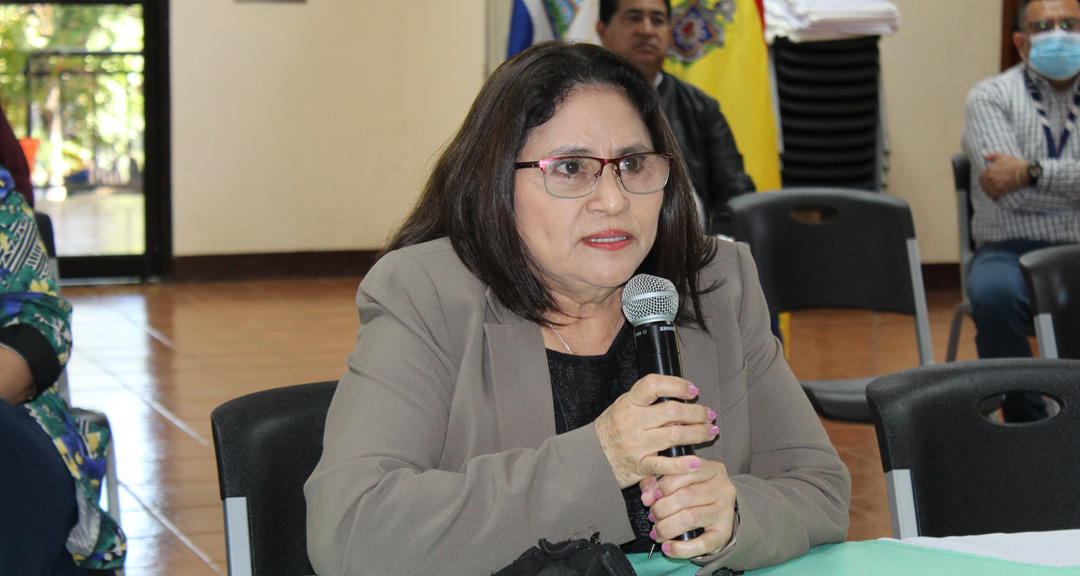 Dra. Norma Cándida Corea Tórrez, Coordinadora de OCEI - ORACLE en la UNAN-Managua destacó el aporte de ORACLE a la mejora de la calidad educativa superior.