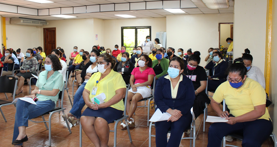 Trabajadoras que asistieron a la capacitación.