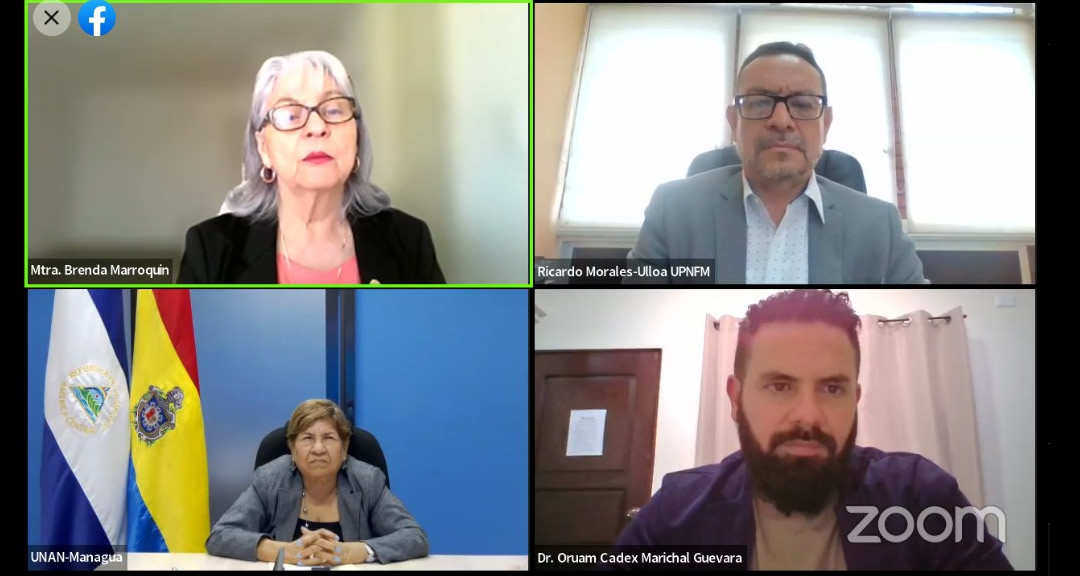 Docentes investigadores de universidades centroamericanas que participaron en el webinario