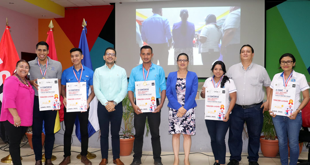 Ganadores de la categoría docente.