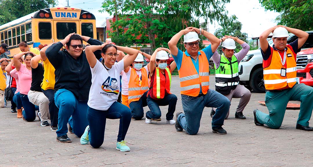 Comunidad universitaria se suma con éxito al Segundo Ejercicio Nacional para Proteger la Vida ante situaciones Multiamenazas