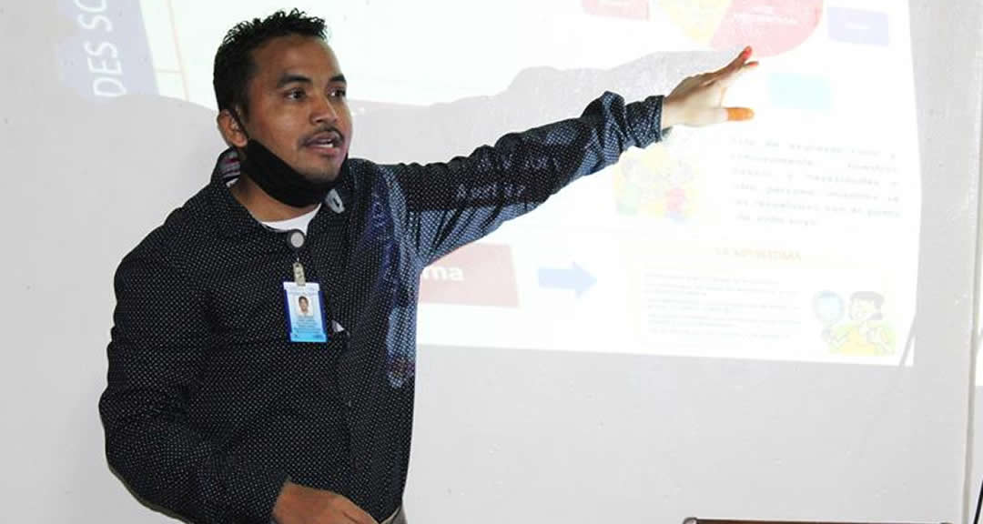 Licenciado Julio Lezama, responsable del área de Servicio Público de Empleo (SEPEM/ MITRAB)