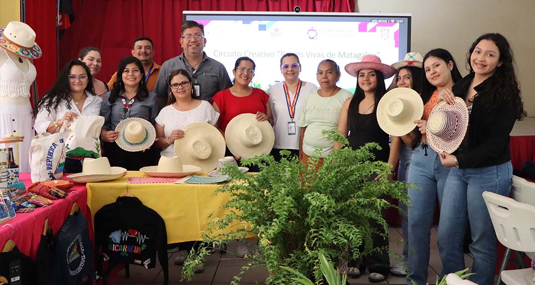 Estudiantes del CUR-Matagalpa participaron en un espacio para promueve el arte y la cultura del departamento.