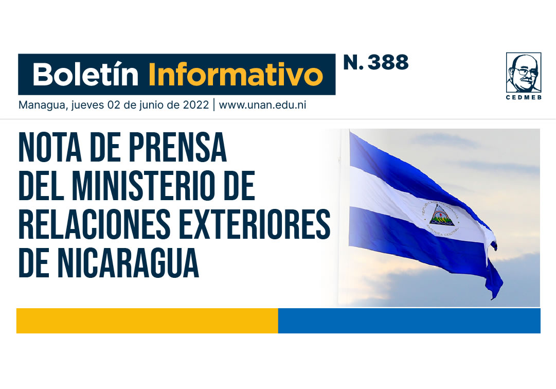 Boletín Informativo No.388