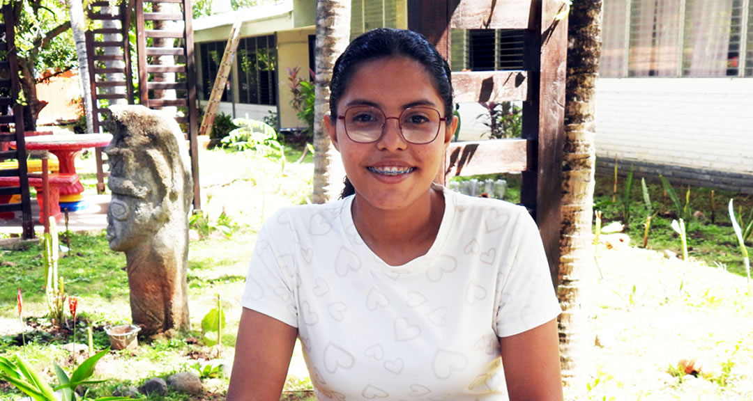 Juditza María, una joven que se ha brillado siempre y forjado sola su futuro desde niña y ahora llena de orgullo a su familia