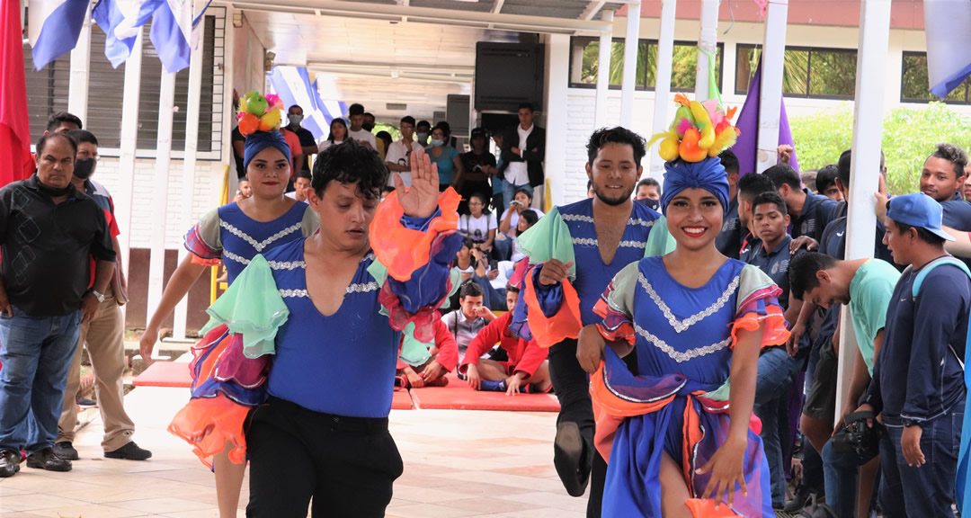 Presentación artística de la Agrupación Danza Variedades UNAN-Managua