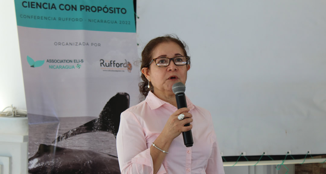 Maestra Selvia Flores Sánchez, directora del CIRA/UNAN-Managua