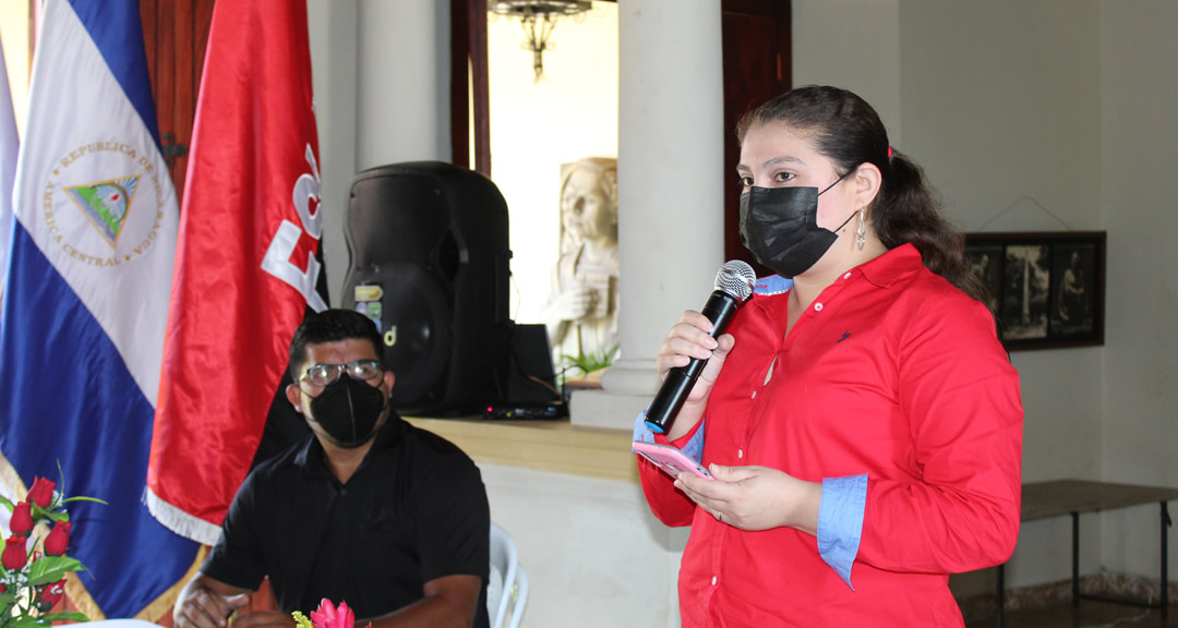 Maestra Violeta Gago, directora de Innovación de la UNAN-Managua y coordinadora de la Comisión de Innovación del CNU