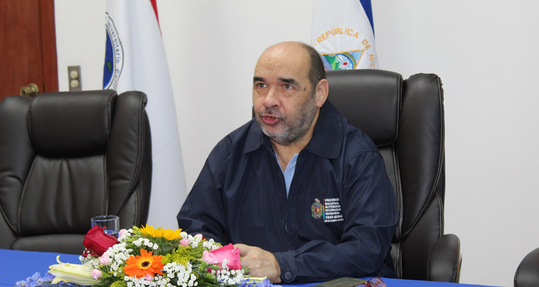 Doctor Luis Alfredo Lobato Blanco, vicerrector general de la UNAN-Managua y coordinador del CEDMEB