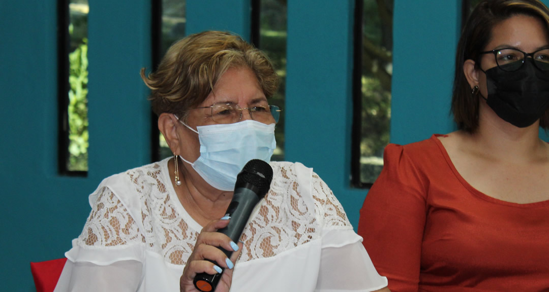 Doctora Jilma Romero Arrechavala, directora de Extensión Universitaria de la UNAN-Managua