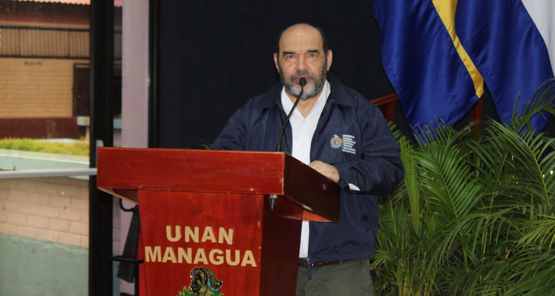 Dr. Luis Alfredo Lobato Blanco, vicerrector general de la UNAN-Managua