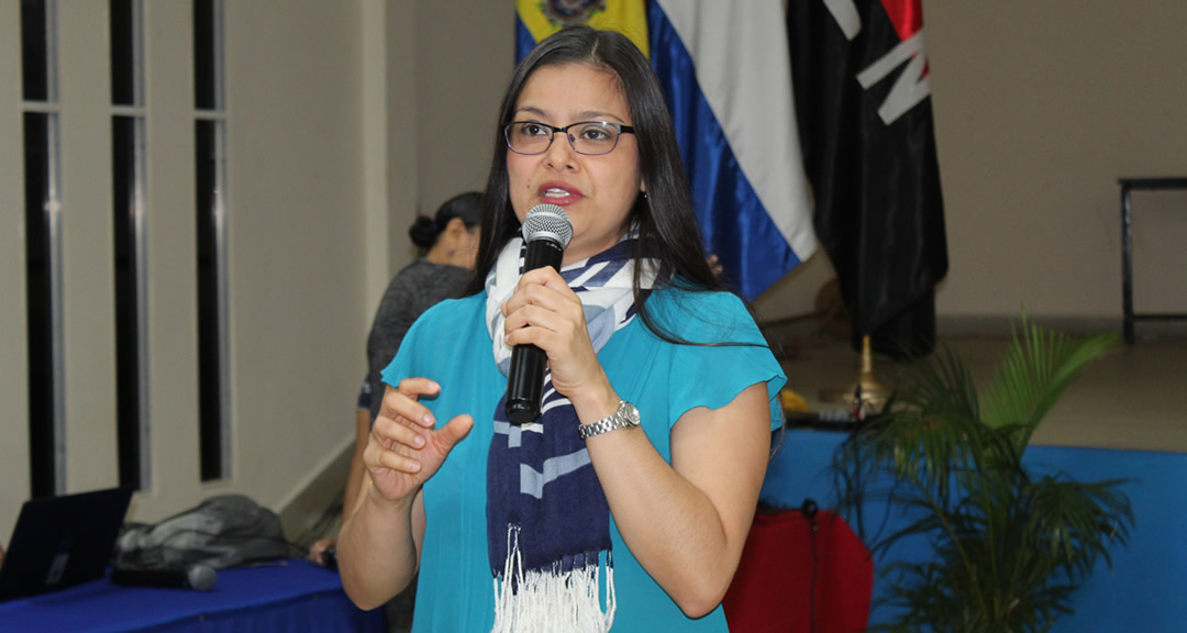 Máster Dayra Blandón Sandino, vicerrectora de Gestión del Conocimiento y Vinculación Social.
