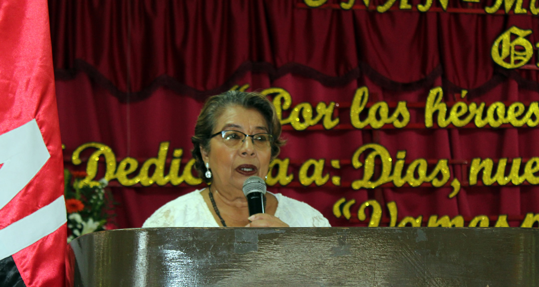 Martha González Altamirano, decana de la FAREM-Matagalpa