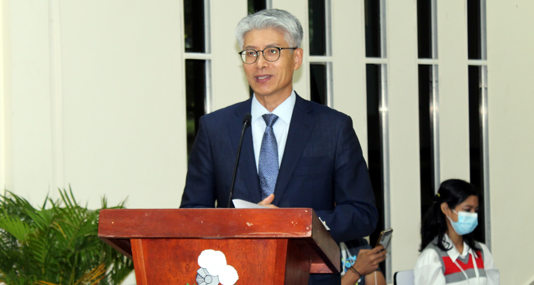 El embajador de la República de Corea en Nicaragua, señor Seung Ki Shin