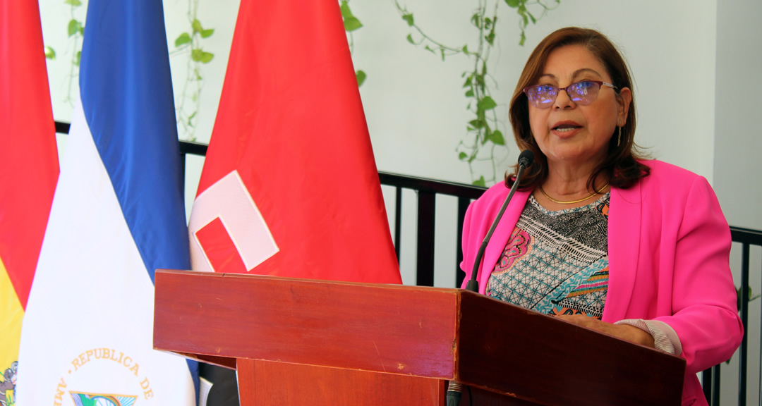 Dra. Ramona Rodríguez Pérez, rectora de la UNAN-Managua y presidenta del CNU.