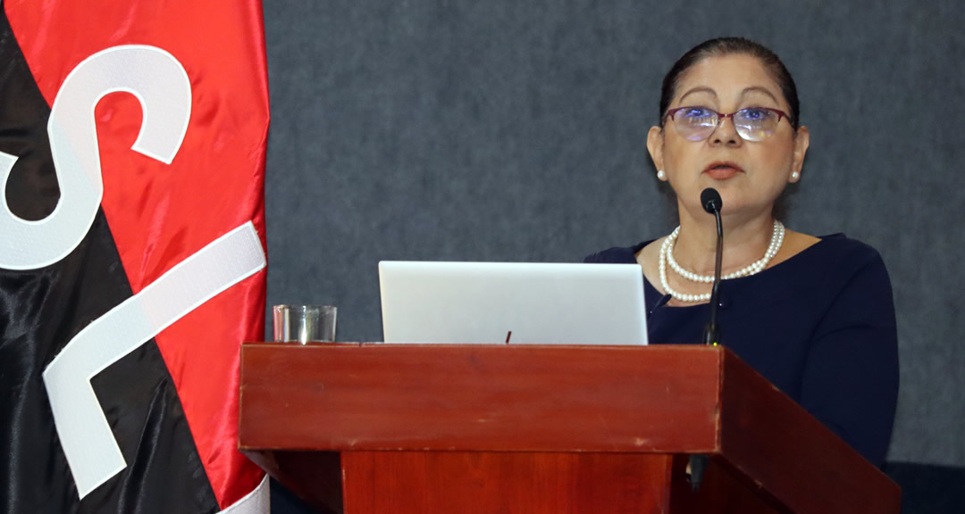 Dra. Ramona Rodríguez Pérez, rectora de la UNAN-Managua y presidenta del CNU.