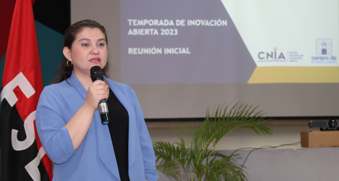 Mtra. Violeta García Gago, directora de Innovación de la UNAN-Managua.