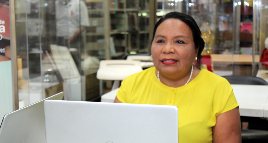 Mtra. Maritza Vallecillo Flores, directora del sistema Bibliotecario de la UNAN-Managua y del SIBIUN.
