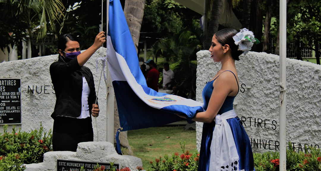 Tania Busto, máxima excelencia estudiantil de la UNAN-Managua