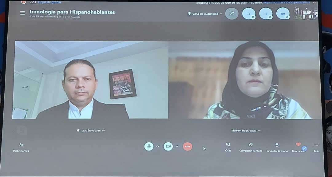 Dra. Maryam Haghroosta, académica de la UT, junto al Embajador de Nicaragua en Irán, Isaac Bravo Jaen.