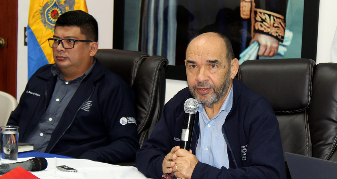 Dr. Luis Alfredo Lobato Blanco, vicerrector general de la UNAN-Managua y director de la Casa de la Soberanía Miguel d'Escoto Brockmann.
