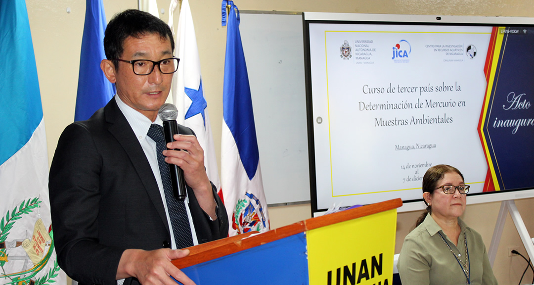 Representante del JICA en Nicaragua señor Tomoyuki Odani.