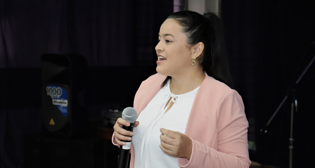Cra. Raquel Puerto, Responsable de Promoción de Valores para la Equidad de Género del MINIM