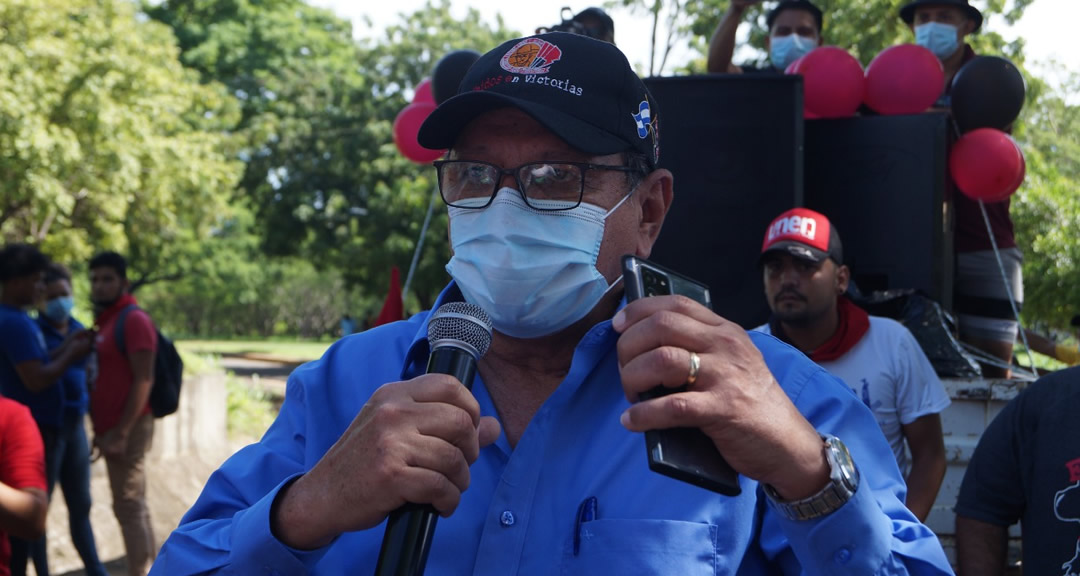 Maestro Jaime López Lowery, Secretario Técnico del CNU y del Consejo de Liderazgo Sandinista (CLS)