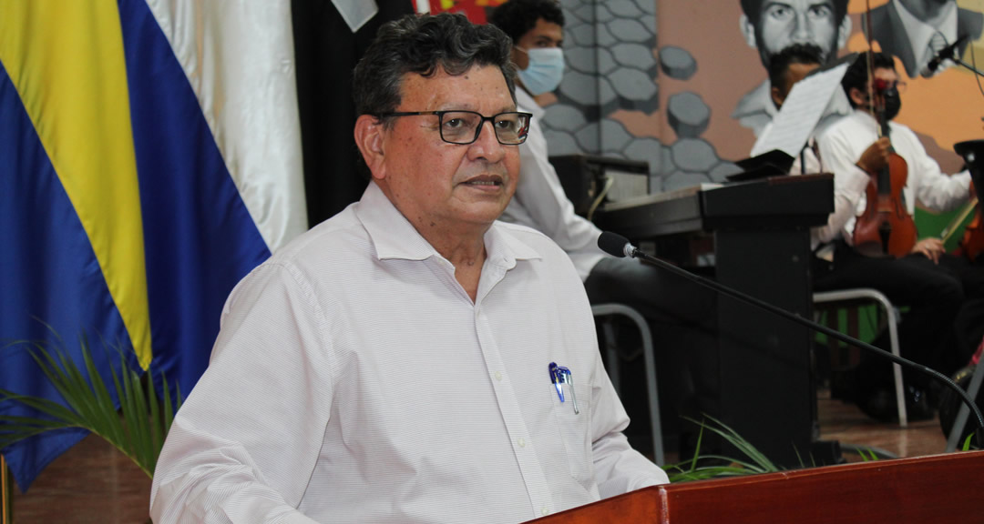 Maestro Jaime López Lowery, Secretario Técnico del CNU, durante la actividad