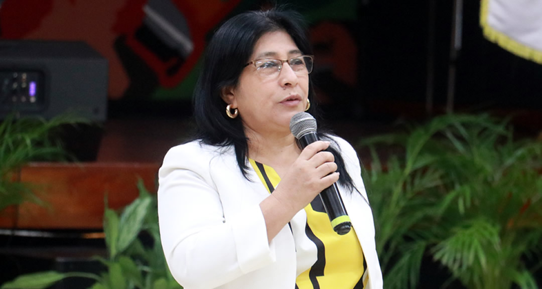 Dra. Sonia Orozco Hernández, vicerrectora de Docencia de la UNAN-Managua.
