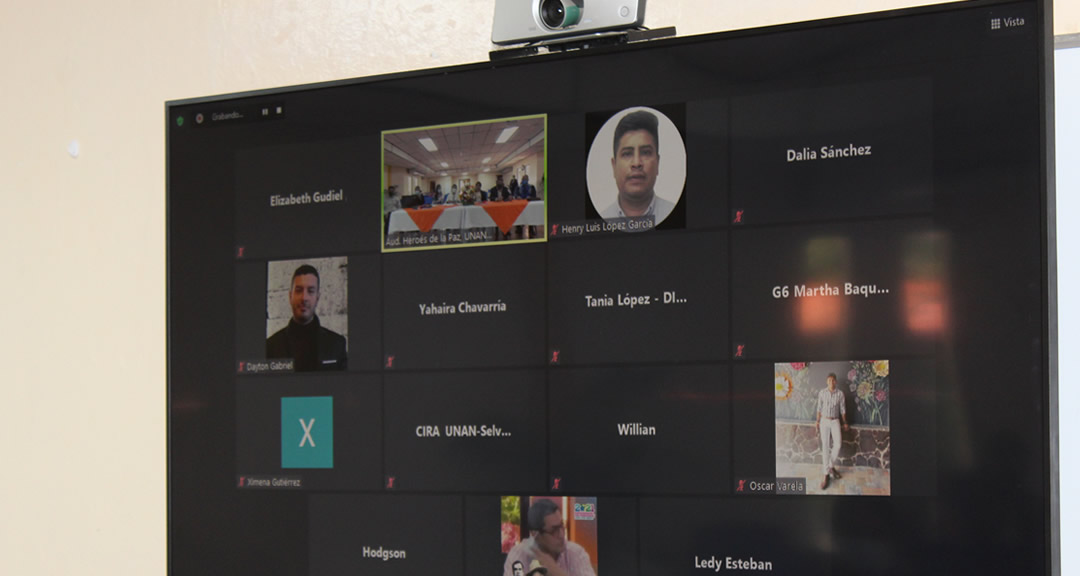 La comunidad universitaria de la UNAN-Managua participa de manera virtual en la III JCD.
