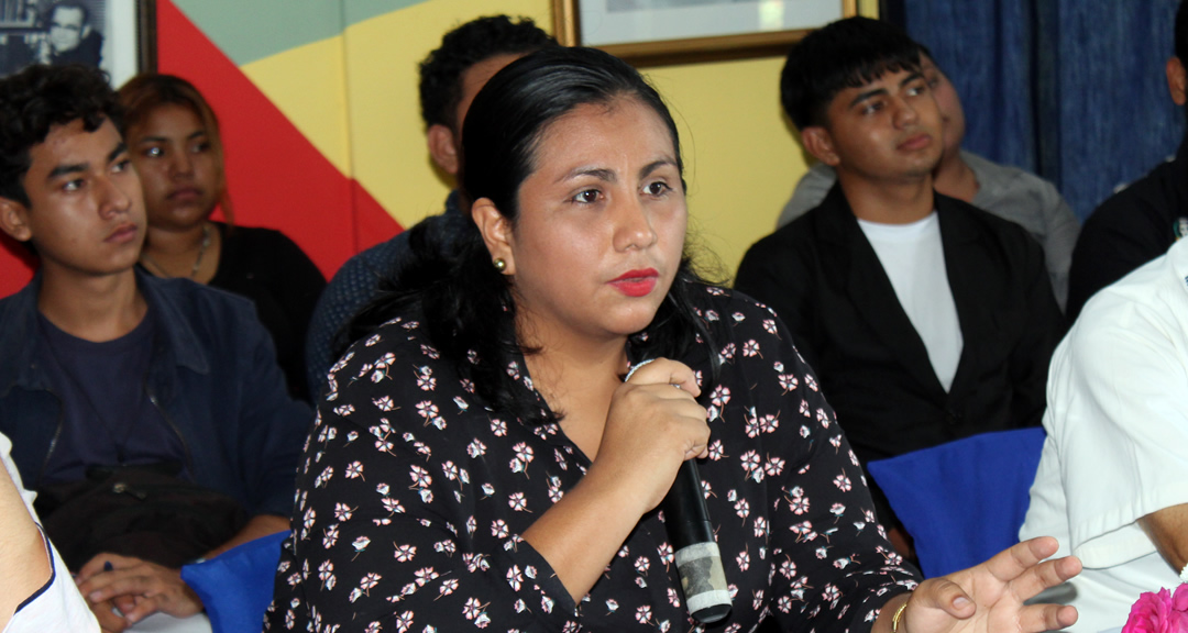 Máster Ruth González, docente de la Facultad de Humanidades y Ciencias Jurídicas.