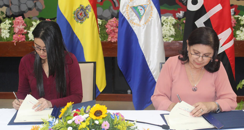 UNAN-Managua y Ministerio de la Mujer firman convenio