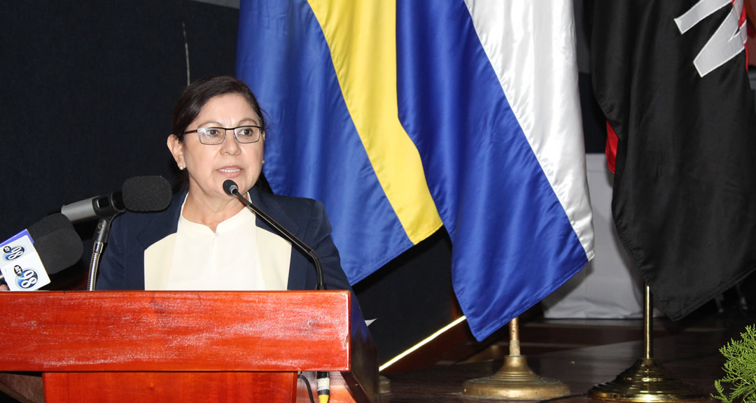 Palabras de la maestra Ramona Rodríguez, Rectora de la UNAN-Managua y Presidenta del CNU