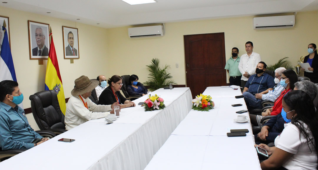 Equipo de Rectorado de la UNAN-Managua.