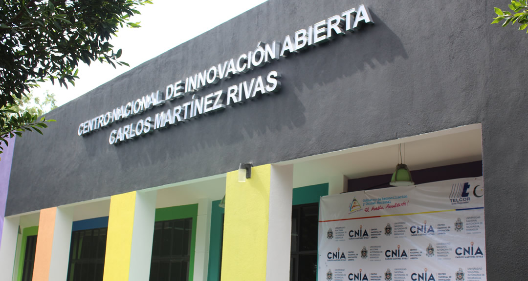 Instalaciones del Centro Nacional de Innovación Abierta en la UNAN-Managua.